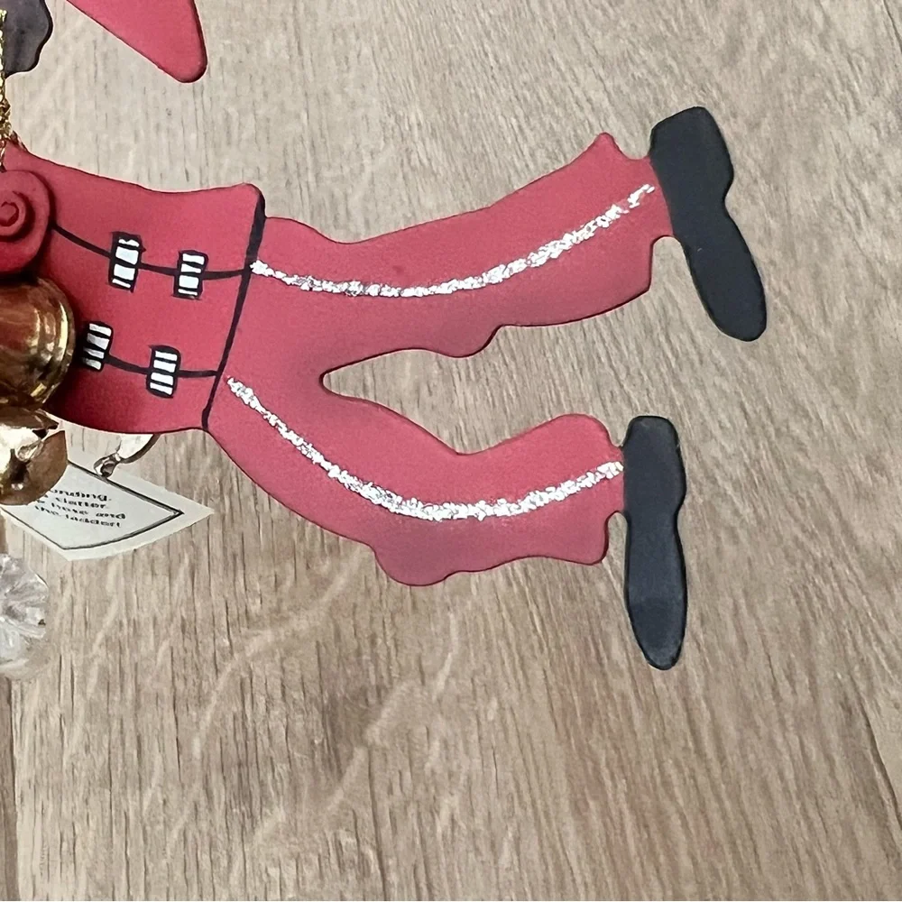 NIB Vintage 2000‎ Karen Rossi - Fanciful Flights Ornament - Metal Fireman